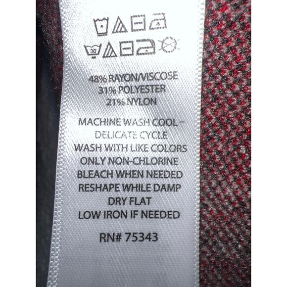 Tahari Sweater - drop shoulder mock neck classy beige  size L - Picture 7 of 14